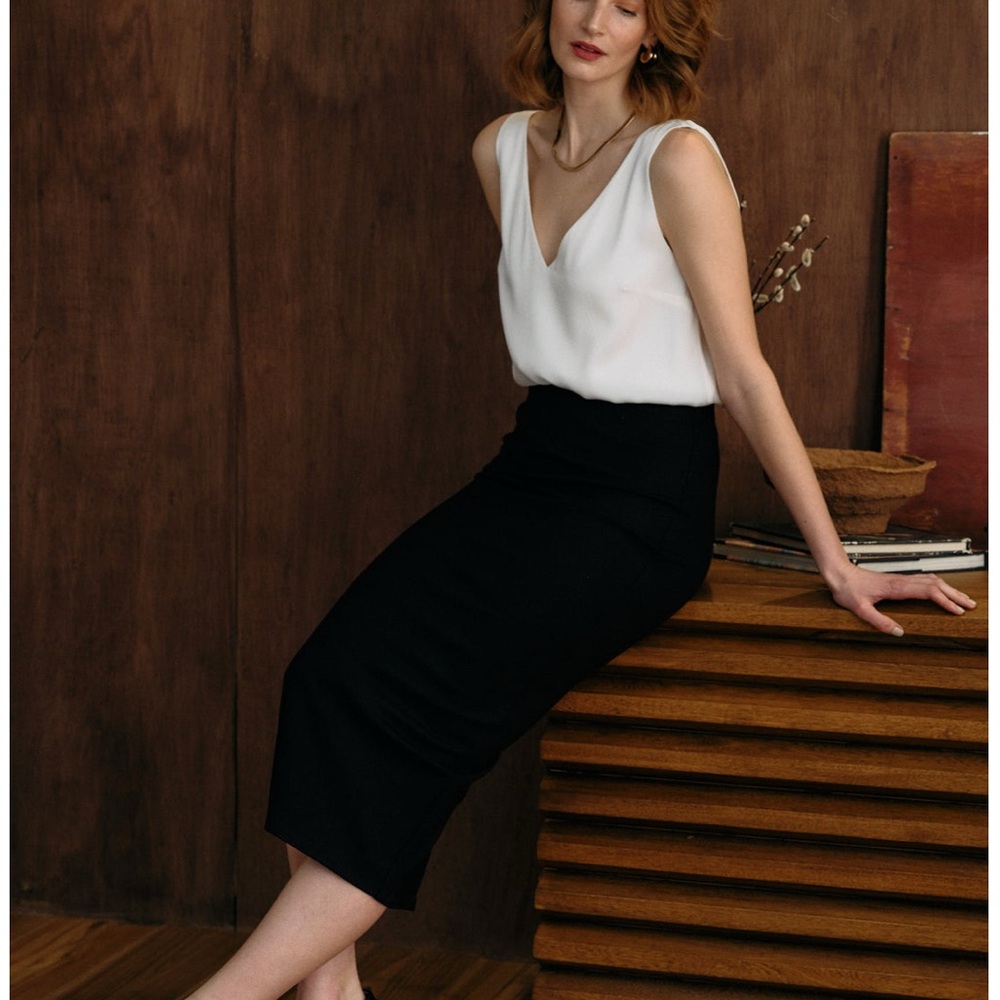 SOPHIE GRACE - The Stella Skirt in Black, Capsule Closet Collection